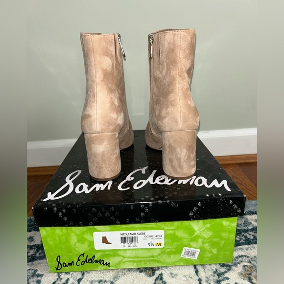 Sam Edelman - Hilty Boot in Camel Suede; size 9.5 - Picture 4 of 5